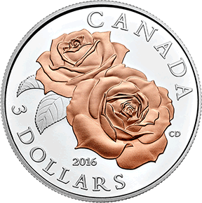 Queen Elizabeth Rose Coin