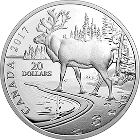 Woodland Caribou Coin